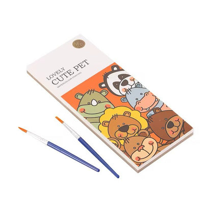 Painting Bookmark Set – Creative Watercolor Fun for Kids – Forest Animals, Princess, Happy Elf, Cute Pet