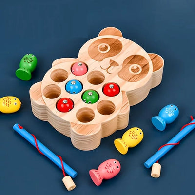 Panda Wooden Fishing Game