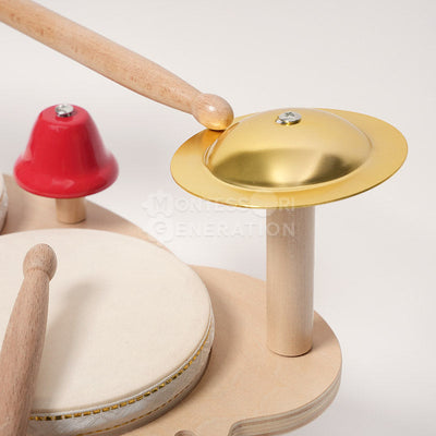 Fidtoy Wooden Percussion Set for Kids – Musical Instrument Toy 3+