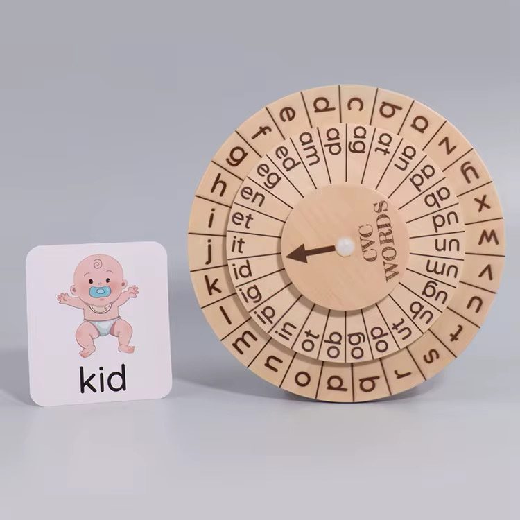 CVC Wheel Game – Phonics Spinning Activity for Early Reading, Spelling and Literacy Skills