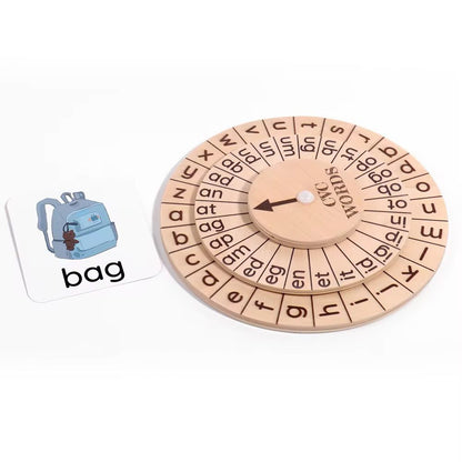 CVC Wheel Game – Phonics Spinning Activity for Early Reading, Spelling and Literacy Skills