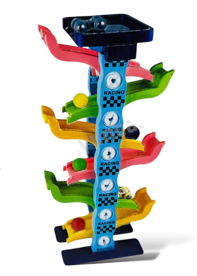 Set de juego de torre de 52 piezas Fidtoy con coche de juguete rodante