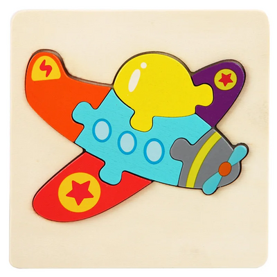 3D Wooden Puzzle™ - Speels Dierenavontuur - Legpuzzel