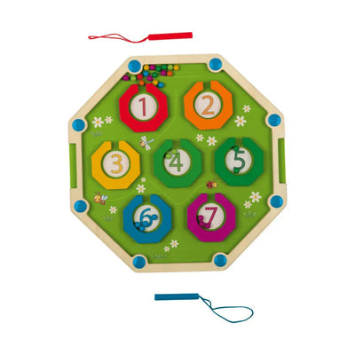 Laberinto magnético Playtive, bolígrafo deslizante, números de colores, formas surtidas, para niños pequeños
