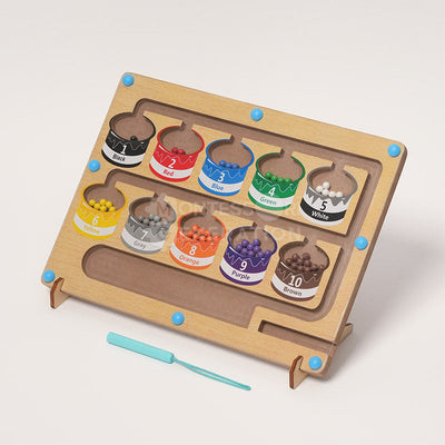 Fidtoy Magnetic Color Sorting Maze for Preschoolers – Fine Motor Learning Toy 3+