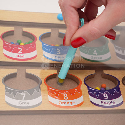Fidtoy Magnetic Color Sorting Maze for Preschoolers – Fine Motor Learning Toy 3+