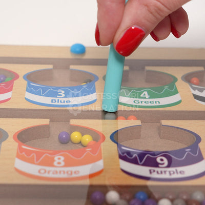 Fidtoy Magnetic Color Sorting Maze for Preschoolers – Fine Motor Learning Toy 3+