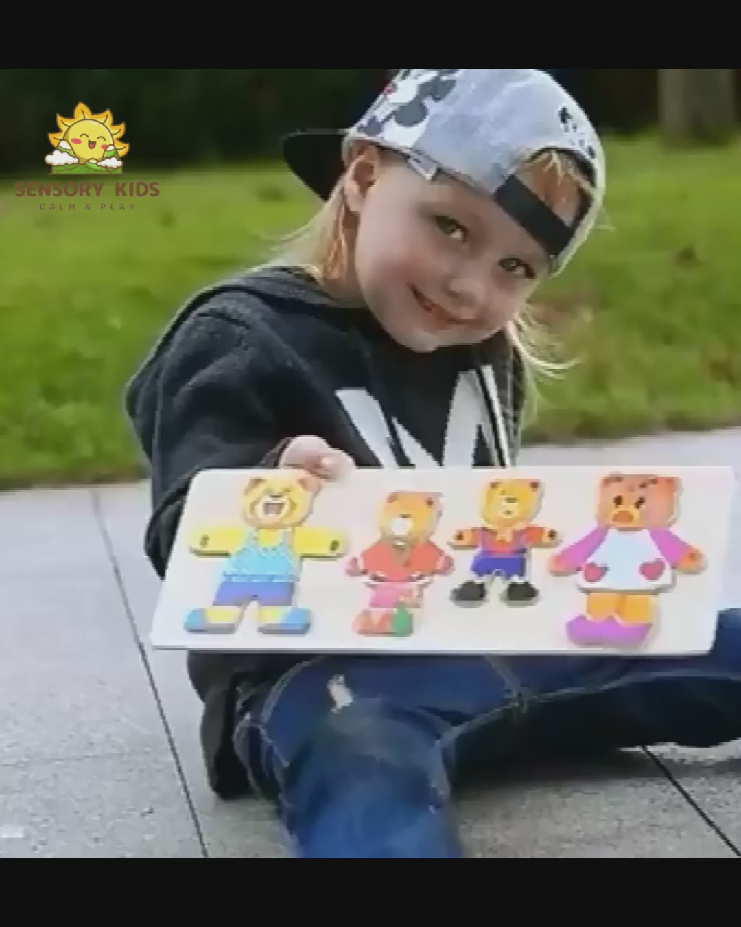 Jouets puzzle en bois Montessori Animaux pour enfants - Jouet éducatif pour bébés et enfants