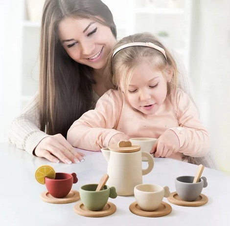 Wooden Tea Party Set