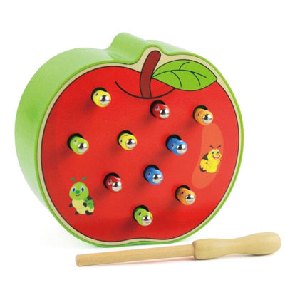 Juego Montessori para Niños Atrapa el Gusano