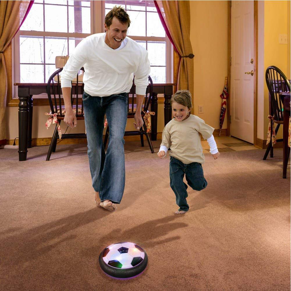 Balle de glisse intérieure Fidtoy avec lumières LED | Jouet pour enfants pour le jeu actif et la motricité
