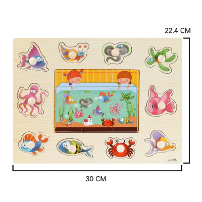 Fidtoy Puzzles en bois Montessori