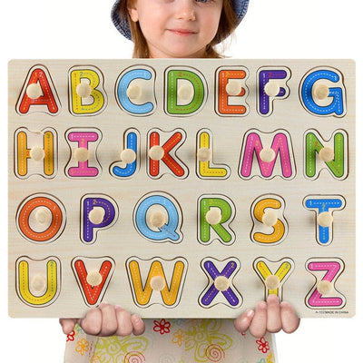 Fidtoy Puzzles en bois Montessori