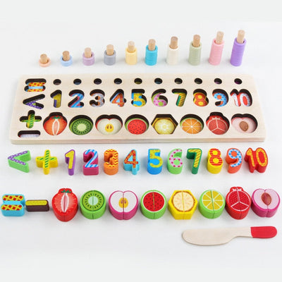 Fidtoy Montessori Educational Wooden Toys for Kids