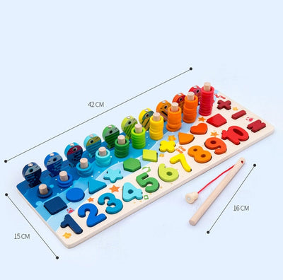 Fidtoy Montessori Educational Wooden Toys for Kids