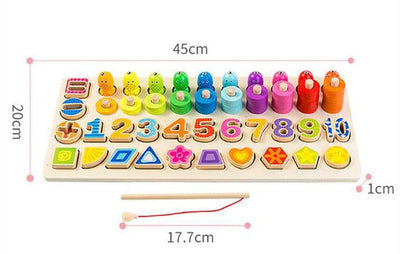 Fidtoy Montessori Educational Wooden Toys for Kids