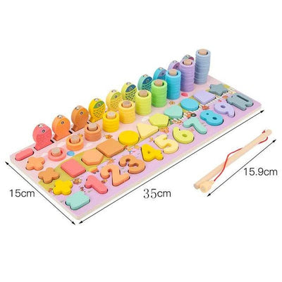 Fidtoy Montessori Educational Wooden Toys for Kids