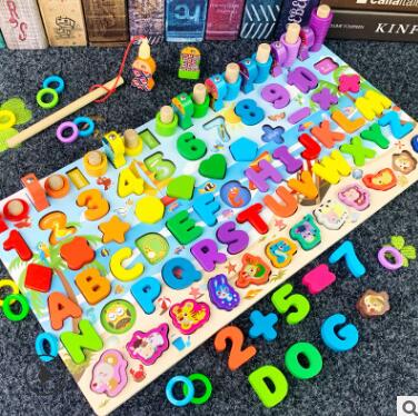 Fidtoy Montessori Educational Wooden Toys for Kids