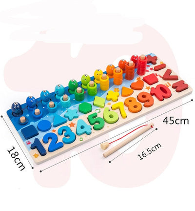 Fidtoy Montessori Educational Wooden Toys for Kids