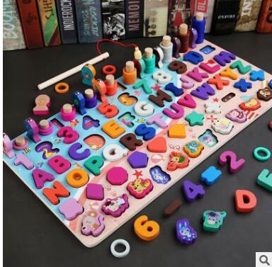 Fidtoy Montessori Educational Wooden Toys for Kids