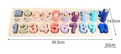 Fidtoy Montessori Educational Wooden Toys for Kids