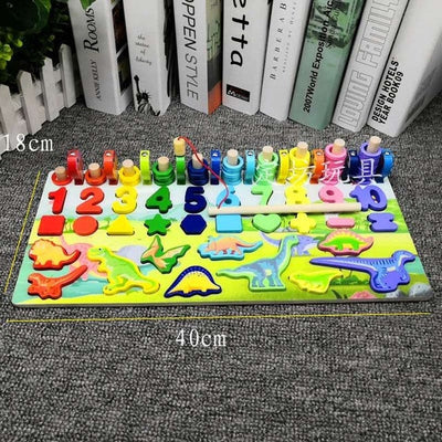 Fidtoy Montessori Educational Wooden Toys for Kids