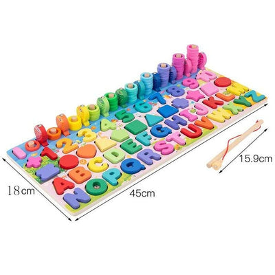 Fidtoy Montessori Educational Wooden Toys for Kids