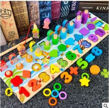 Fidtoy Montessori Educational Wooden Toys for Kids