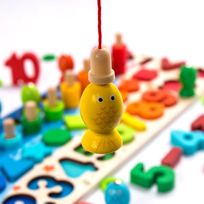 Fidtoy Montessori Educational Wooden Toys for Kids