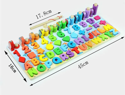 Fidtoy Montessori Educational Wooden Toys for Kids