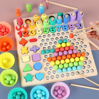 Fidtoy Montessori Educational Wooden Toys for Kids