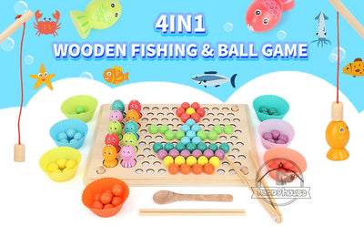 Fidtoy Montessori Educational Wooden Toys for Kids