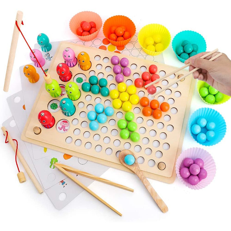 Montessori Educational Wooden Toys for Kids