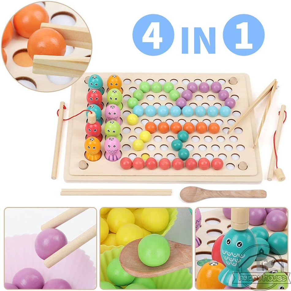 Montessori Educational Wooden Toys for Kids