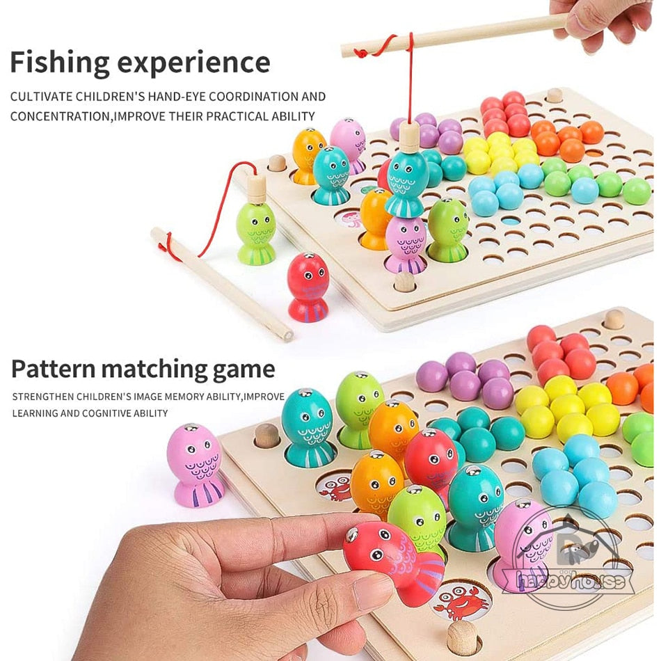 Montessori Educational Wooden Toys for Kids