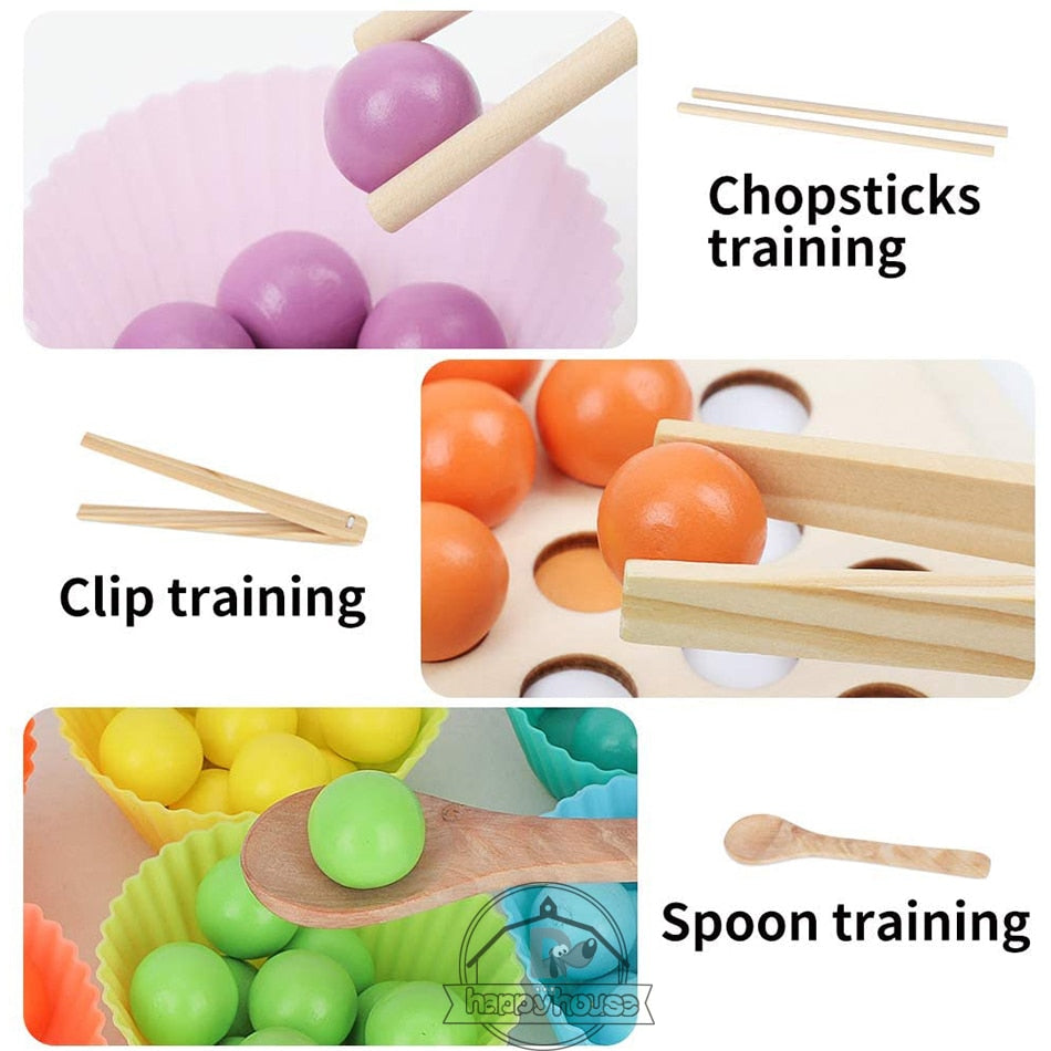 Montessori Educational Wooden Toys for Kids