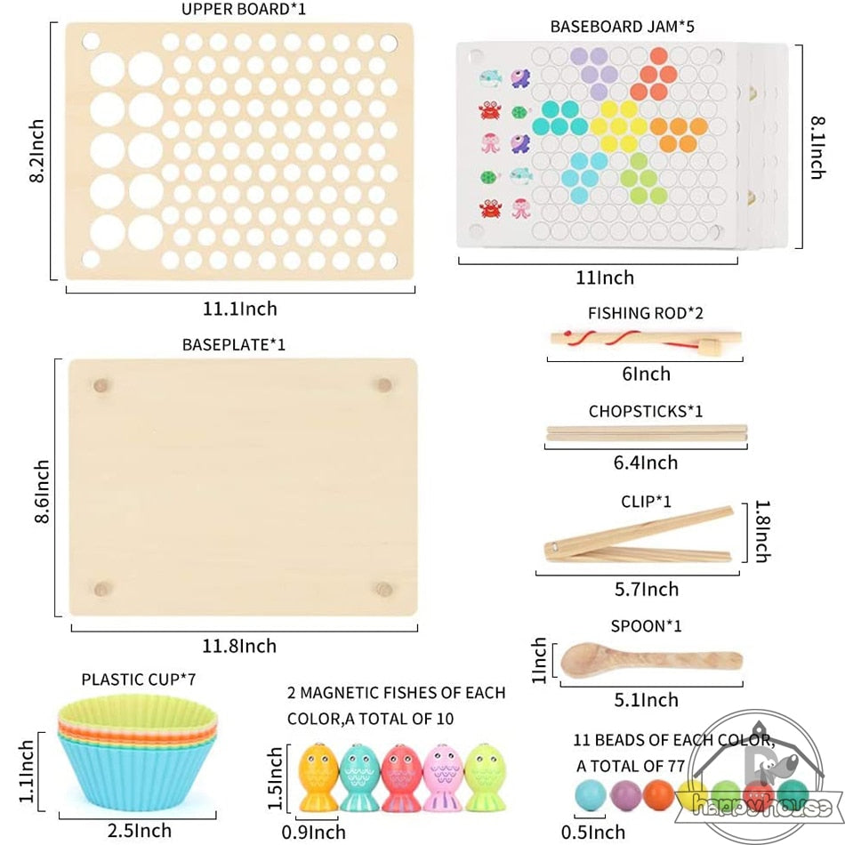 Montessori Educational Wooden Toys for Kids