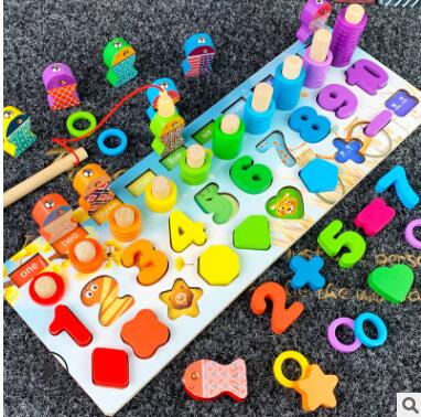 Fidtoy Montessori Educational Wooden Toys for Kids