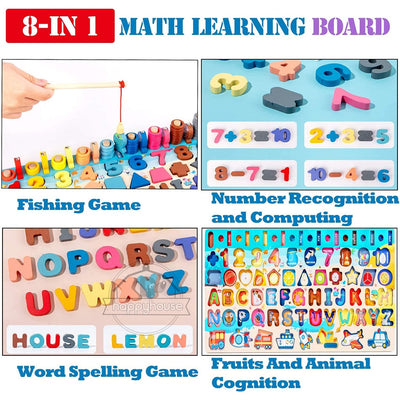 Fidtoy Montessori Educational Wooden Toys for Kids