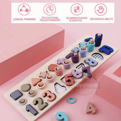 Fidtoy Montessori Educational Wooden Toys for Kids