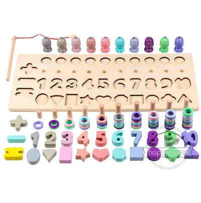 Fidtoy Montessori Educational Wooden Toys for Kids