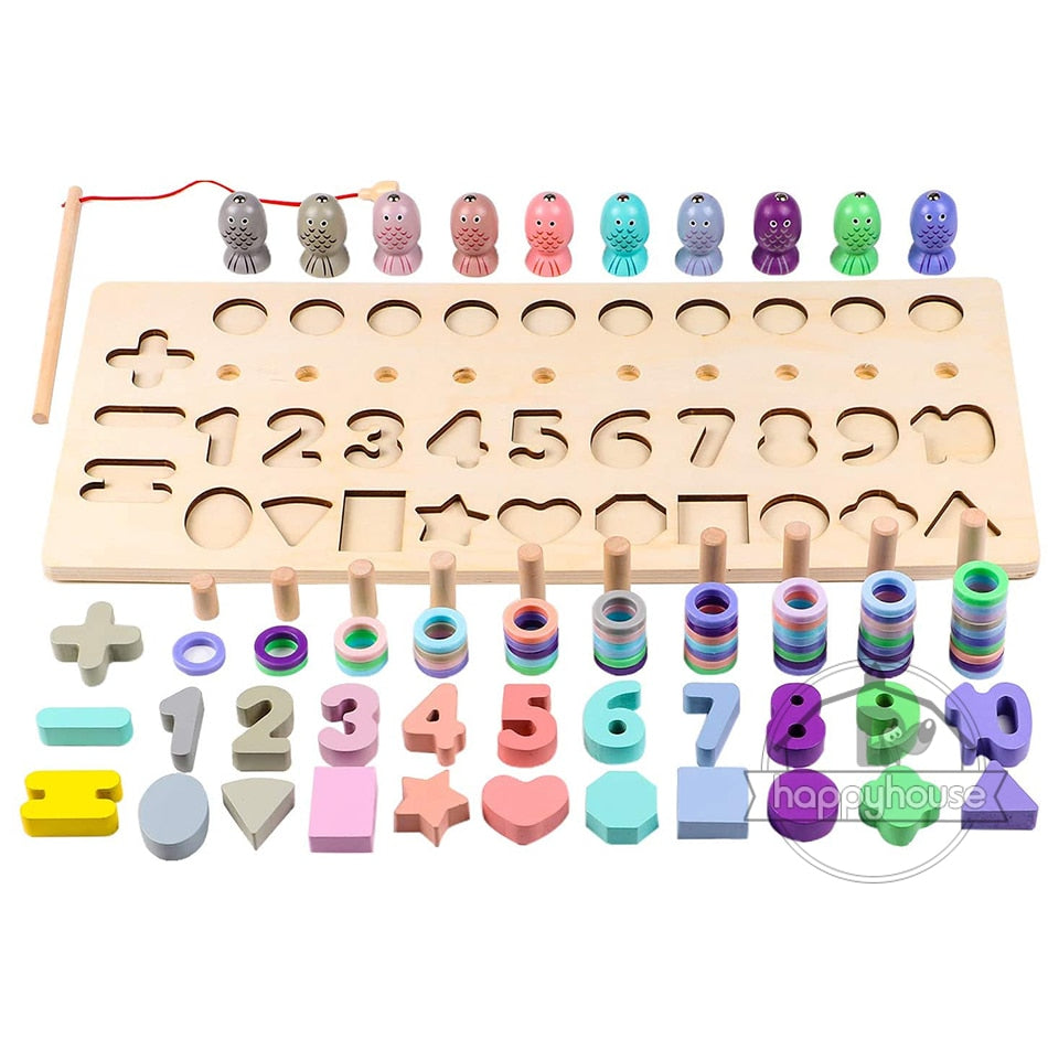 Montessori Educational Wooden Toys for Kids