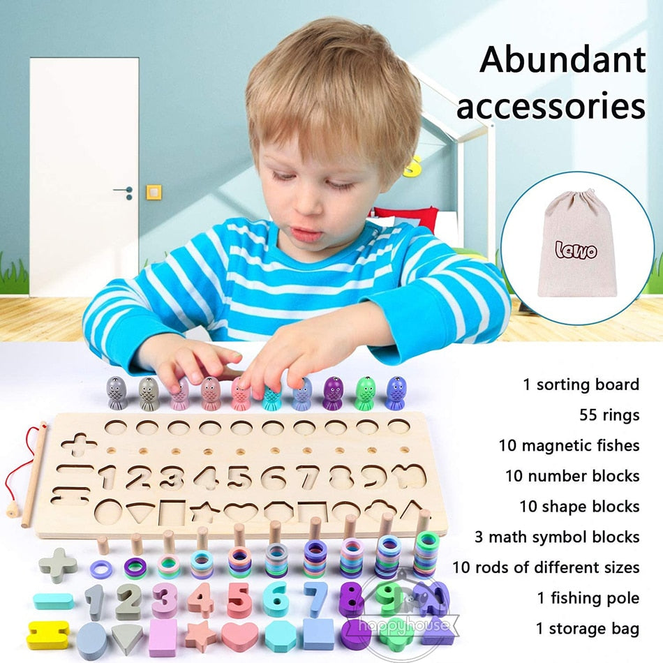 Montessori Educational Wooden Toys for Kids