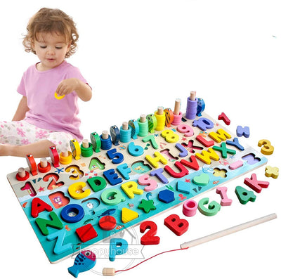 Fidtoy Montessori Educational Wooden Toys for Kids