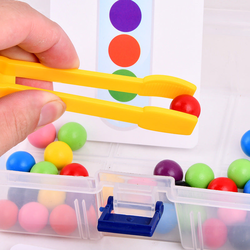 Perles Montessori pour tube à essai, jouet éducatif
