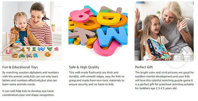 Fidtoy Montessori Educational Wooden Toys for Kids