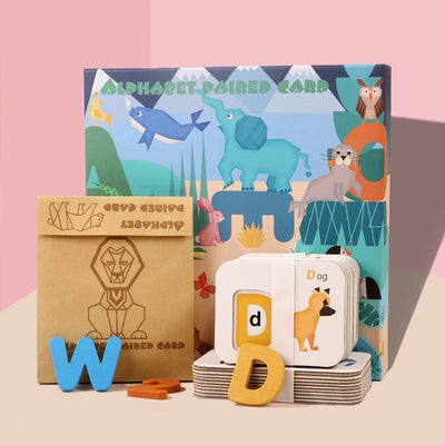 Montessori Animal Matching With Alphabet Puzzle
