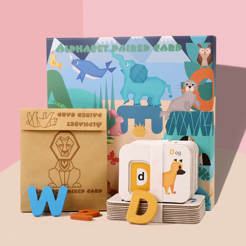 Montessori Animal Matching With Alphabet Puzzle