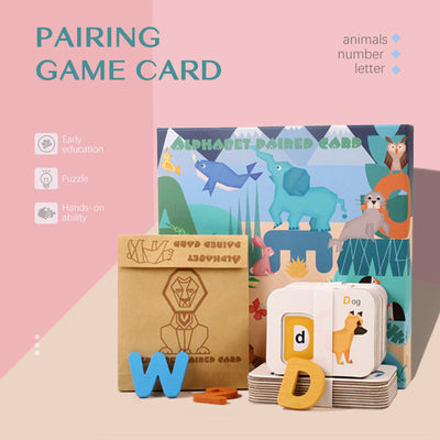 Montessori Animal Matching With Alphabet Puzzle