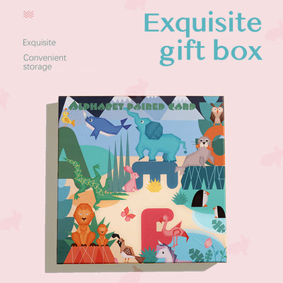 Montessori Animal Matching With Alphabet Puzzle